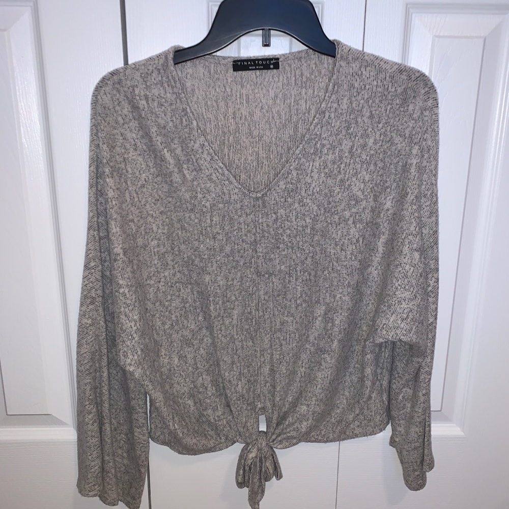Tie Front Flowy Shirt